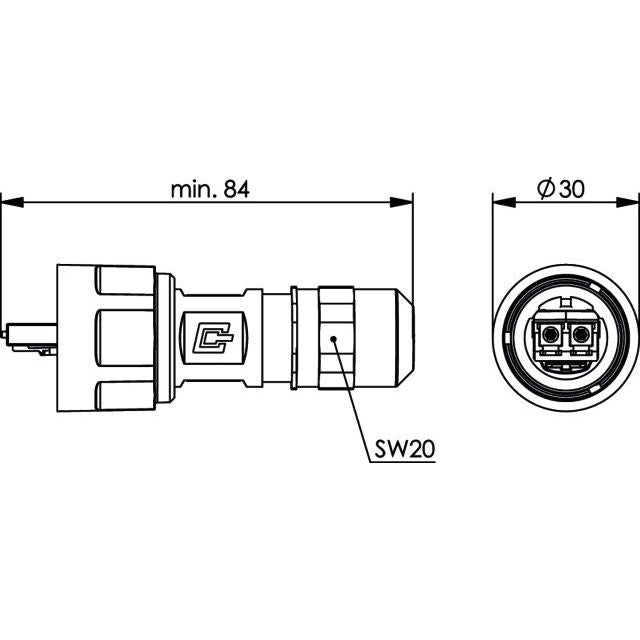 Telegärtner - LWL-Steckverbinder STX V1 LC-D Steckerset 100007566 SM