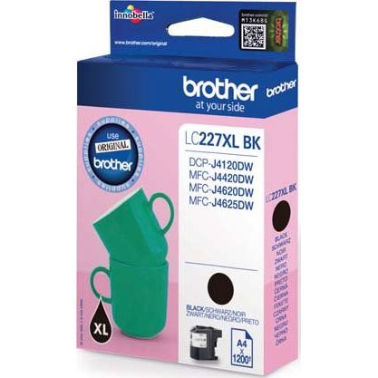 Brother - Verbrauchsmaterial für Telefax/Drucker/MFC Tintenpatrone LC-227XLBK schwarz