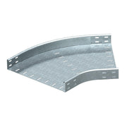 OBO Bettermann - Bogen für Kabelrinne Bogen 45 Grad horizontal 7066503 runde Bauform 60x500