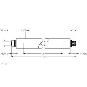 Turck - Lichtrohrsystem Linienleuchte WLS27CWR3-285DSQ − 1 Stück