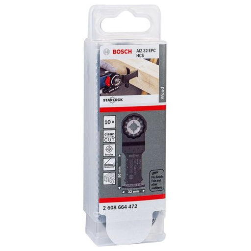 Bosch - Blatt für Oszillierer HCS Tauchsägeblatt AIZ 32 2608664472 EPC Wood 50 x 32 mm