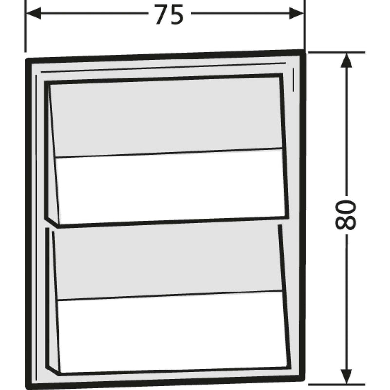 Renz Metallwaren - Funktionsmodul für Türkommunikation Klingelmodul 97-9-85270 gr mit 2 Klingeltaster