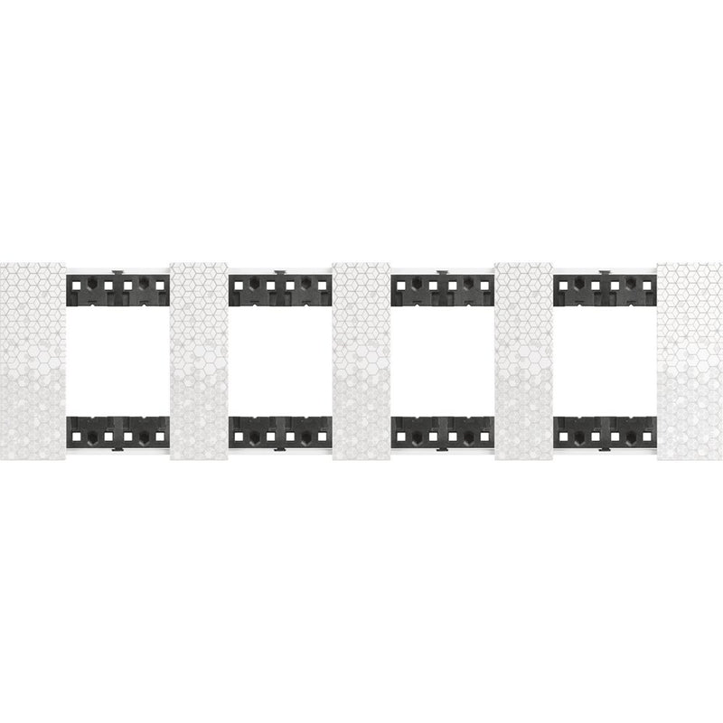 Legrand (BT) - Abdeckrahmen KA4802M4MW 4x2-modulig