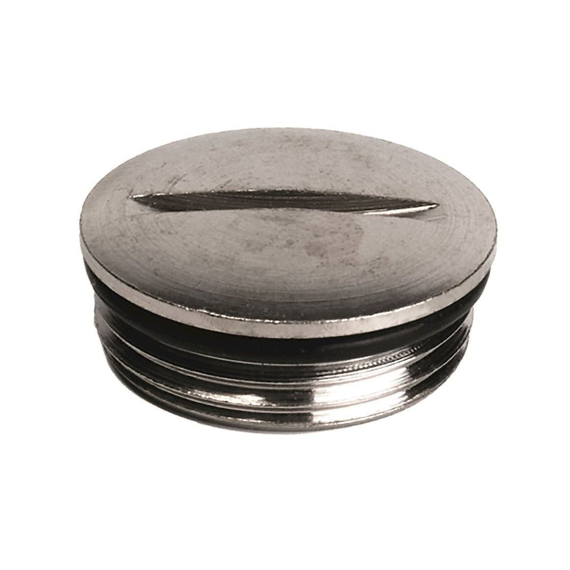 Plica - Verschlussschraube Blindstopfen 916703366 PG36 Messing vern − 10 Stück