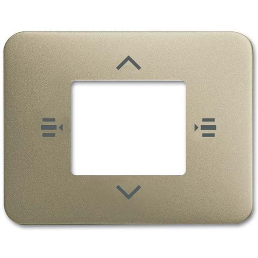 Busch-Jaeger - Einsatz/Abdeckung für Kommunikationstechnik Zentralscheibe palladium 6108/61-260 7-fach KNX