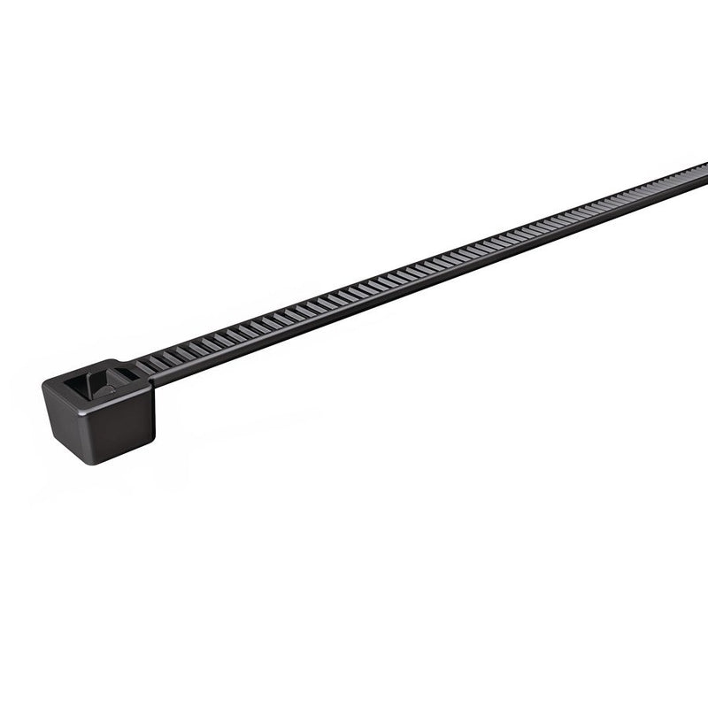 HellermannTyton - Kabelbinder T30R-N66-BK-C1 3,5x150 schwarz − 100 Stück