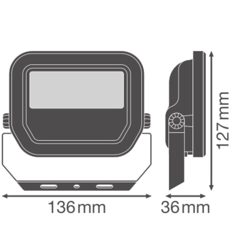 Ledvance - Downlight/Strahler/Flutlicht LED-Fluter FL10P8W1K2LM830..WT 830, ws