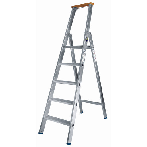 ILLER-LEITER - Stufenleiter Stufenstehleiter Alu 52704 eins. Eurostars 4St