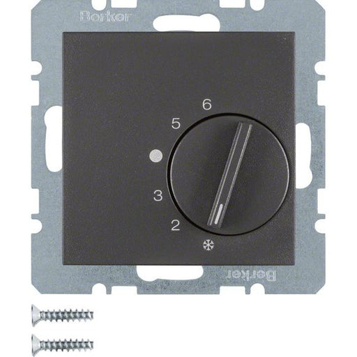 Berker - Raumthermostat Raumtemperaturregler 20261606 mit Wechsler