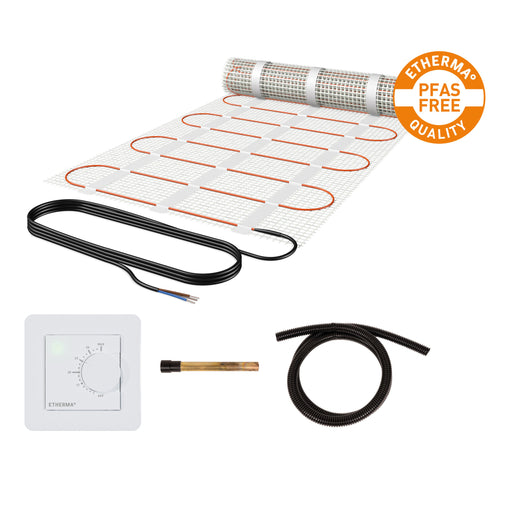 Etherma - Elektrische Flächenheizung Netzheizmattenset SETeFLOORPROS1502700 13.5qm, 2025W, 230V