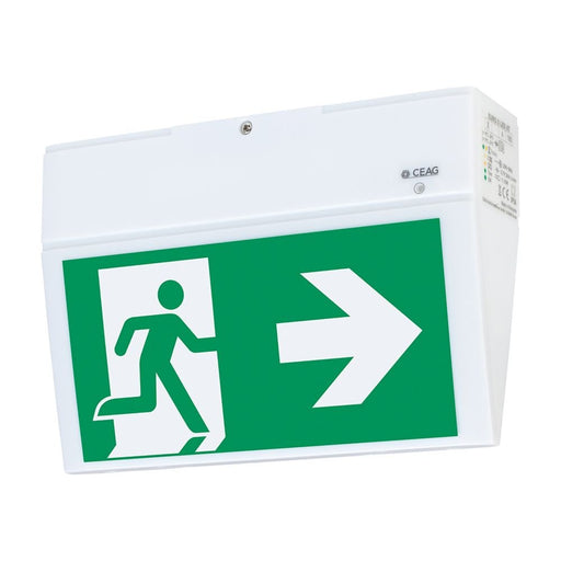 Ceag Notlichtsysteme - Sicherheitsleuchte Einzelbatterie-Leuchte EURO X LED LED 3h IP54