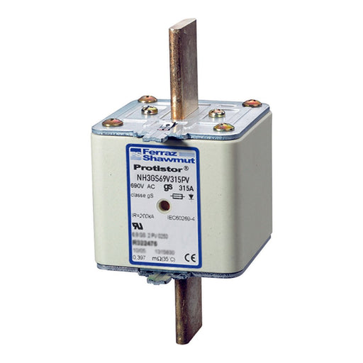 Mersen - Messersicherung Sicherungseinsatz NH gS NH3GS69V315PV Gr.3 315A sfü KM