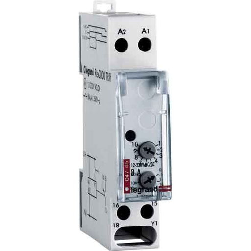 Legrand - Zeitrelais Installationstechnik für Reiheneinbau Zeitrelais analog Legrand 004741 Rückfallverzögert