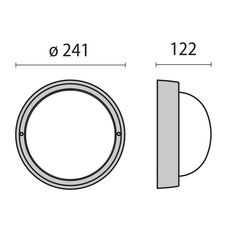 Performance in Light - Decken-/Wandleuchte Deckenleuchte EKO+21 E27 anth E27 1x16W TSE