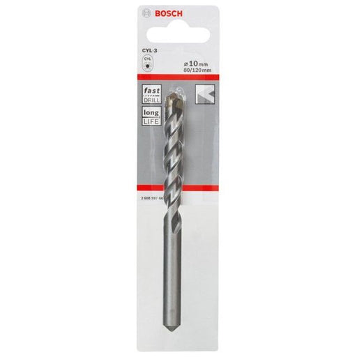 Bosch - Bohrer Betonbohrer CYL-3, 10 x 80 2608597665 x 120 mm d 9 mm
