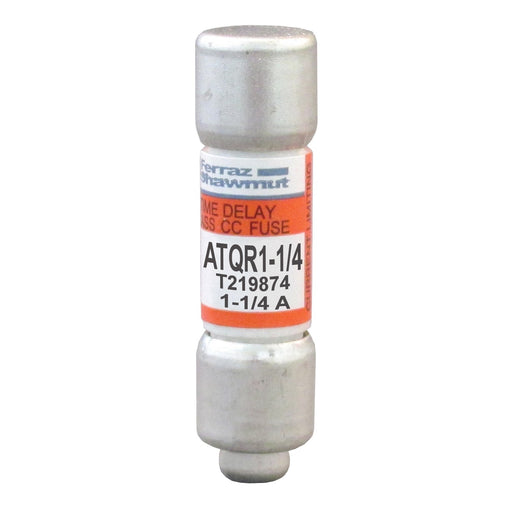Mersen - Zylindrische Sicherung Sicherungseinsatz Class CC ATQR1-1/4 T ATQR 10x38 1,25A − 10 Stück