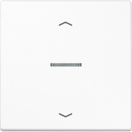 Jung - Abdeckung/Bedienelement für Installationsschalterprogramme Wippe Symbole/Lichtl.aws LS 990 KO5P WW für Taster
