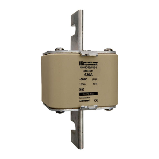 Mersen - Messersicherung Sicherungseinsatz NH gG NH4GG50V630-8 Gr.4 630A sfü KM