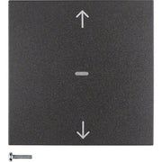 Berker - Bussystem-Tastwippe KNX-Funk Jalousie-Taste 85245285 anthrazit matt