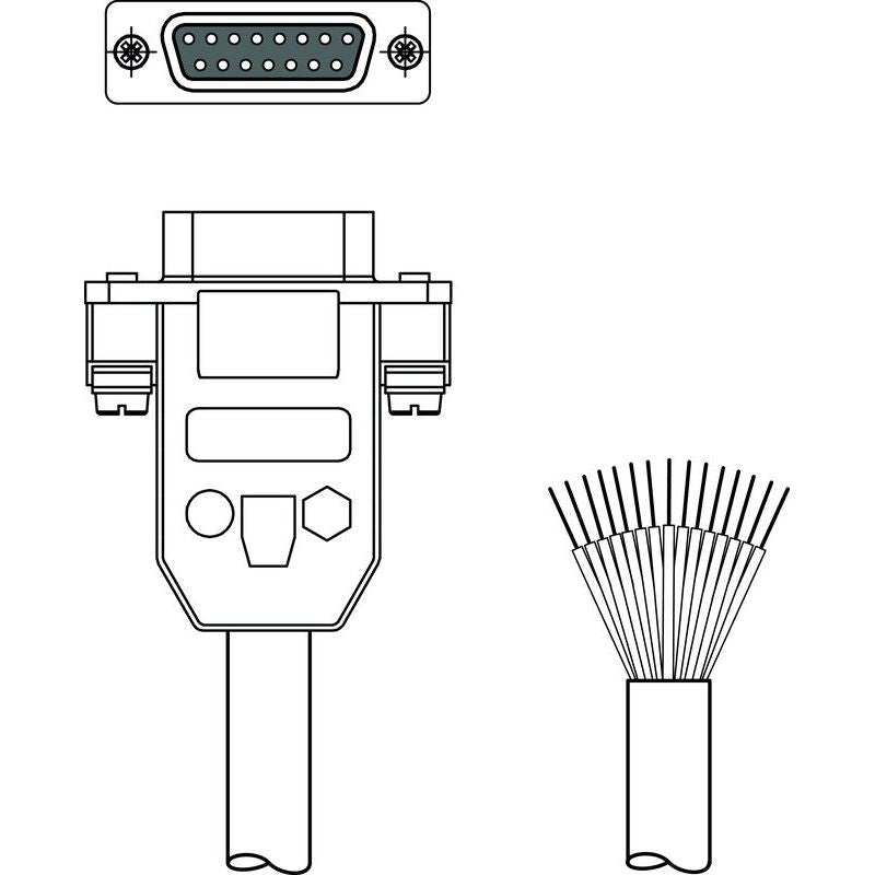 Leuze - Konfektioniertes Sensor-Aktor-Kabel Verbindungsleitung KB 031-3000-01