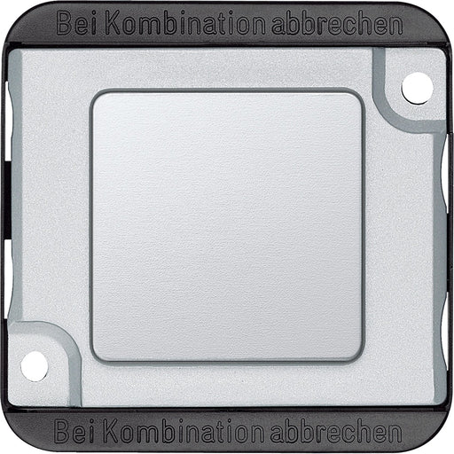 Merten - Einsatz/Abdeckung für Kommunikationstechnik Blindabdeckung mat/si 392360