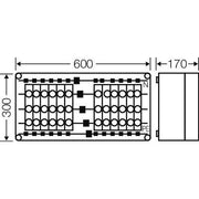 Hensel - Sicherungskasten Sicherungsgehäuse Mi 3436 12x D02 63A 3polig