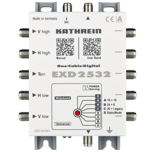 Kathrein - Multischalter Einkabel-Multischalter EXD 2532 4 Modi