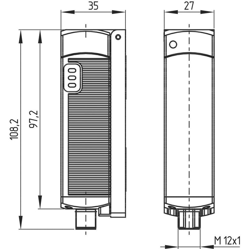 Schmersal - Einzelpositionsschalter Sicherheits-Sensor CSS 12-34-V-D-M-ST − 1 Stück