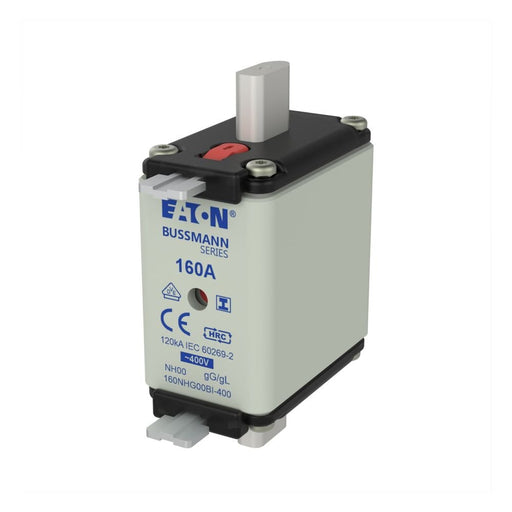 Eaton - Messersicherung Sicherungseinsatz Nieders. 160NHG00BI-400 160A AC 400V 120kA − 3 Stück