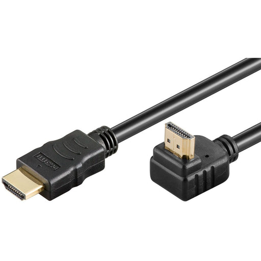 Goobay - Konfektioniertes A/V-Kabel High Speed HDMI-Kabel 61293 90°,Ethernet,4K,60Hz
