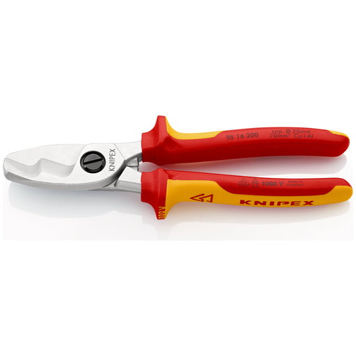 Knipex - Kabelschere 95 16 200 isoliert, 200mm