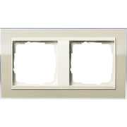 Gira - Abdeckrahmen 2fach 0212771 klar sand
