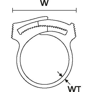 HellermannTyton - Befestigungsschelle für Kabel/Rohre Befestigungsschelle SNP1-POM-WH-C1 − 100 Stück