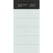 Berker - Bussystem-Mehrfach Bediengerät Tastsensor 5fach 75665590 Glas polarweiß