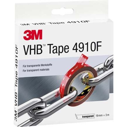 3M - Klebeband doppelseitig 4910F193 19mmx3m,transparent