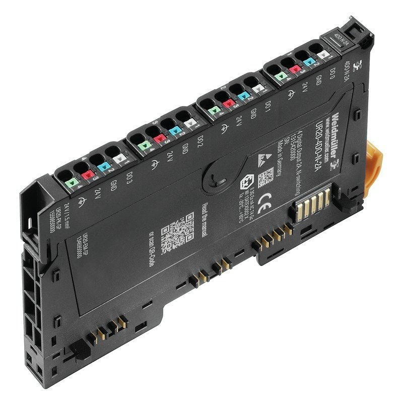 Weidmüller - Feldbus, Dez. Peripherie - Digitales Ein-/Ausgangs-Modul Remote-IO-Modul UR20-4DO-N-2A IP20, Digitalsignale