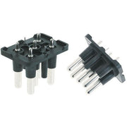Harting - Leiterplattensteckverbinder Leiterplattenadapter Han 09120069901 Q 4/2 30A