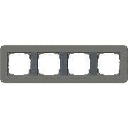 Gira - Abdeckrahmen 4fach 0214423 Dklgrau/Anthrazit