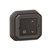 Legrand - Funksender Wandsender Rollladen, Legrand 069883L IP 55, Anthrazit