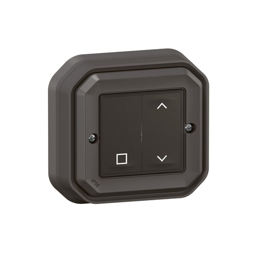 Legrand - Funksender Wandsender Rollladen, Legrand 069883L IP 55, Anthrazit