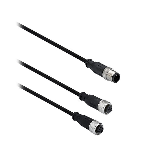 TMSS - Konfektioniertes Sensor-Aktor-Kabel Y-Verteiler M12 Steckverb. XZCRSE − 1 Stück