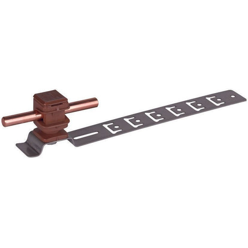 DEHN - Dachleitungshalter für Blitzschutz Dachleitungshalter DLHUS8H16L205BRV2A UNIsnap NIRO/K-braun