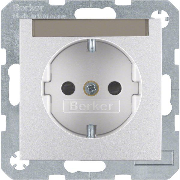 Berker - Steckdose Schuko-Steckdose alu 41491404