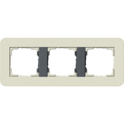 Gira - Abdeckrahmen 3fach 0213427 Sand/Anthrazit