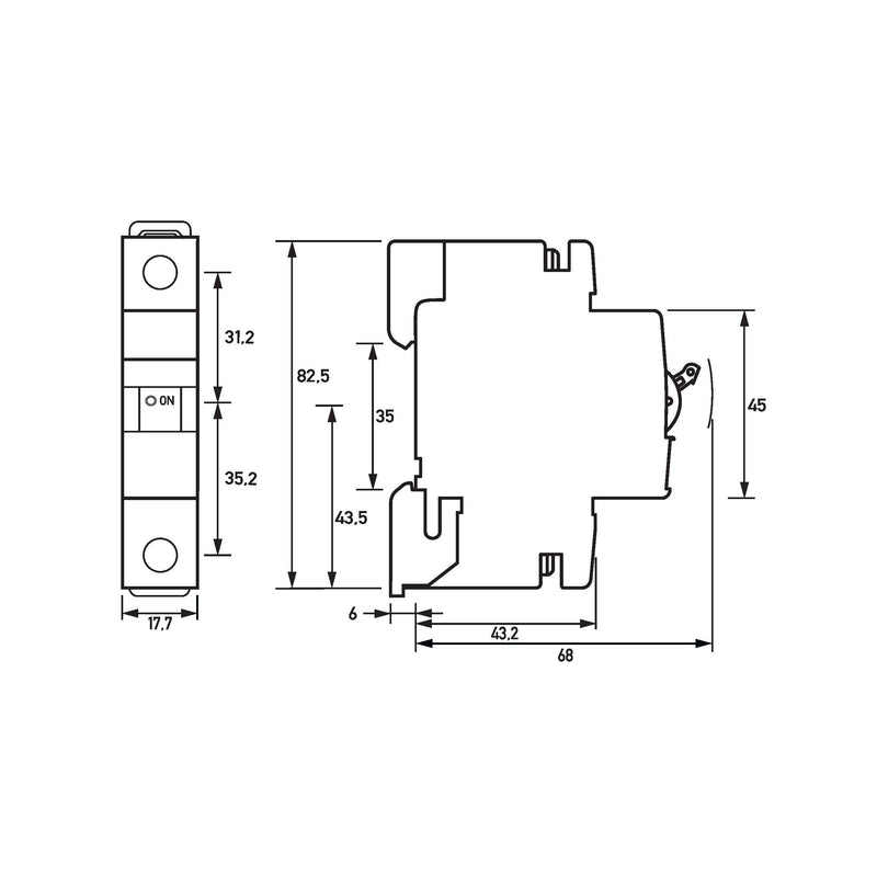 Doepke - Leitungsschutzschalter DLS 6I C3-1 10KA