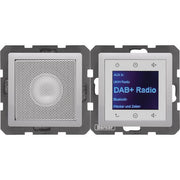 Berker - Elektronik-Gerät für Installationsschalterprogramme Radio mit Lautspr. DAB+ Q. 29806084 x alu