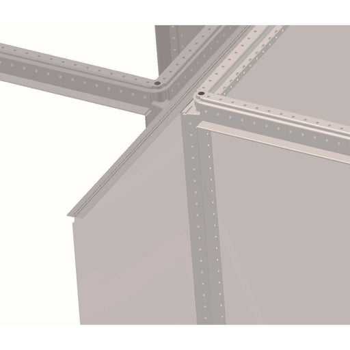 Schäfer IT - Trennwand (Schaltschrank) IS-1 Trennwand B506739110 200x90 verz verp