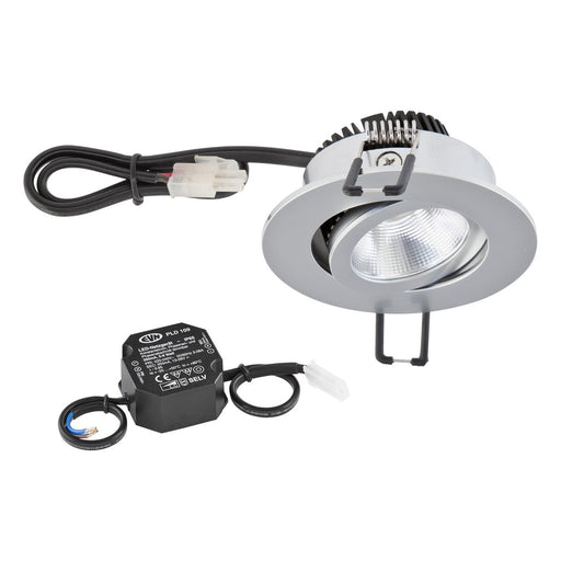 EVN Lichttechnik - Downlight/Strahler/Flutlicht LED-Deckeneinbauleuchte PC20N91540 chr/mt 4000K 230V IP20