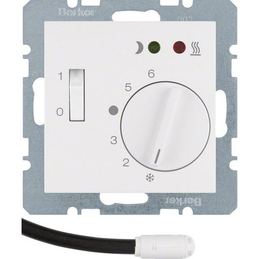 Berker - Raumthermostat Fußbodentemperaturregler 20341909 mit Schließer