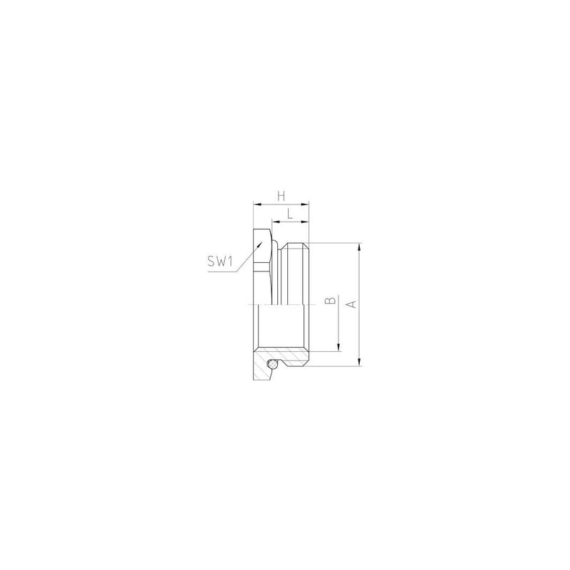 Jacob - Erweiterungs-/Reduzierring MS-Reduktion M25x1.5/PG16 M25PG16/OM − 100 Stück